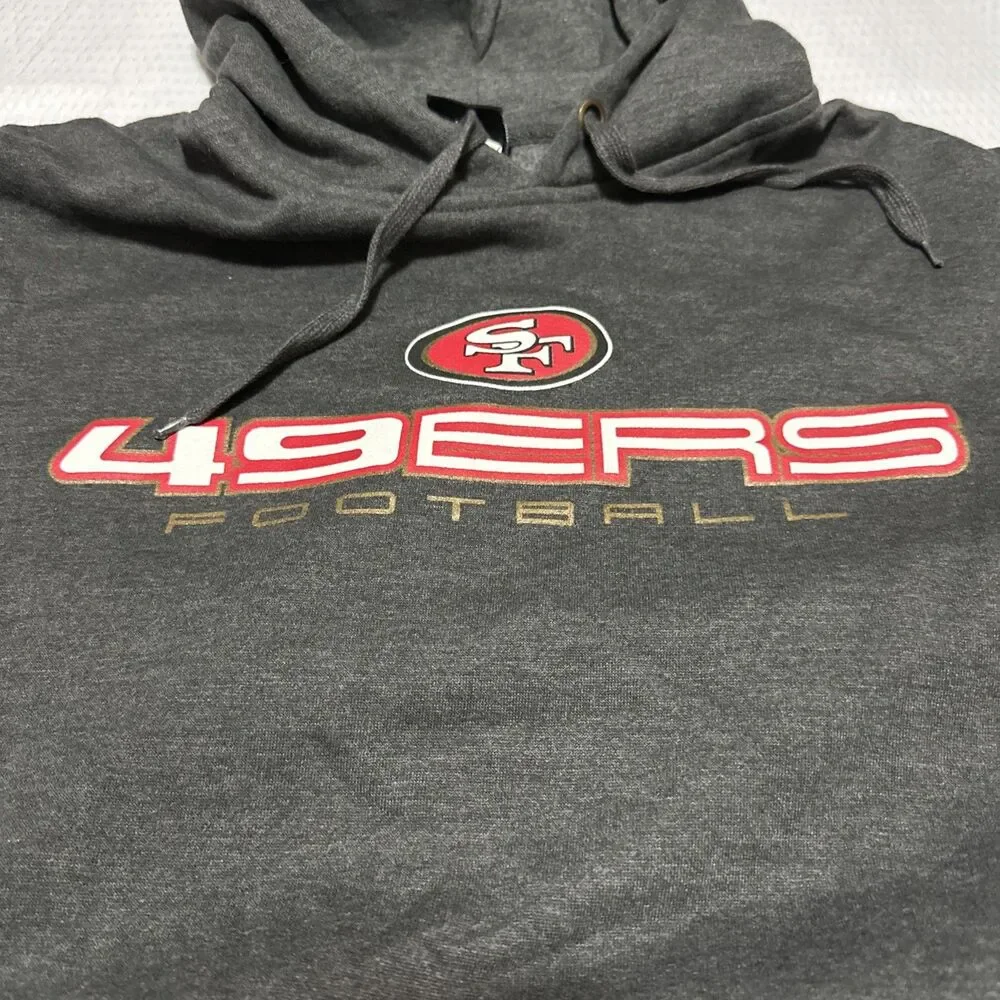 San Francisco 49ers Men's 2xl Gray NFL Pullover Hoodie Sweatshirt